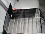 Eddie Bauer Padded Seat Protector covering buckle