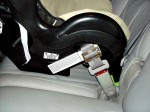 locking clip installed without seat protector