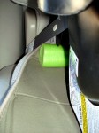 Prince Lionheart 2 Stage Seatsaver installed looking at bight