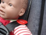 ETA newborn doll bottom harness height