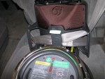 Orbit base with seat belt in Sienna