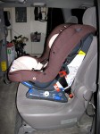 Orbit Toddler LATCH installed side