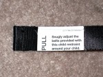 Orbit Toddler adjuster strap