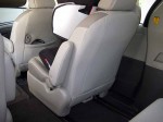 3rd row leg room captain's chair pushed forward