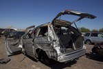 back left of van