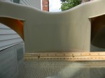 8" wide beltpath on base