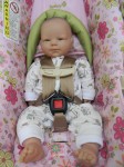 20" newborn doll with head hugger insert