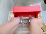 locking recline stand into place