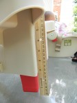 Difference of 2.5"