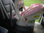 Correct installation without base using lap/shoulder seatbelt
