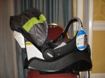 Evenflo Embrace anti-rebound handle