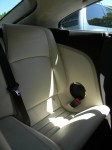 Jaguar XKR-S coupe backseat