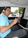 Brett, ready for his single malt - 2013 RR Phantom Series II saloon