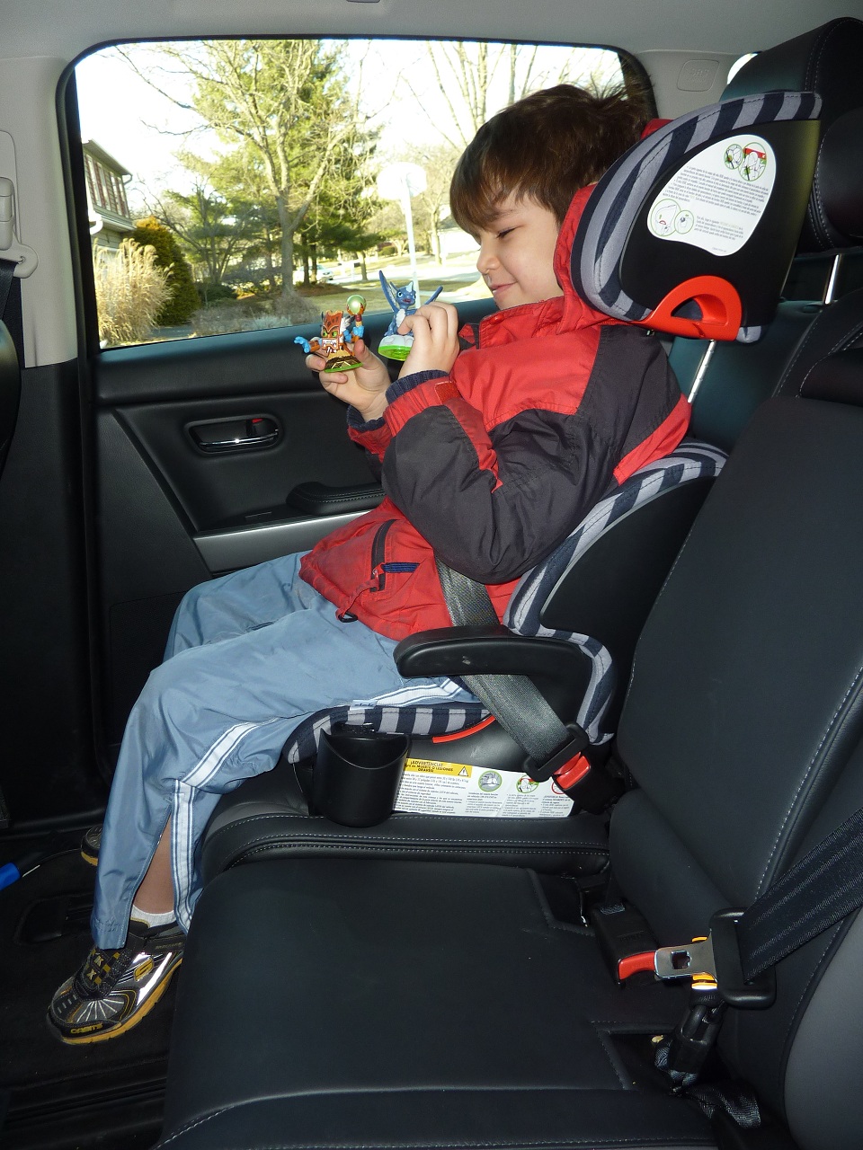 Child Car seats in CX-9 Captain's Chairs?