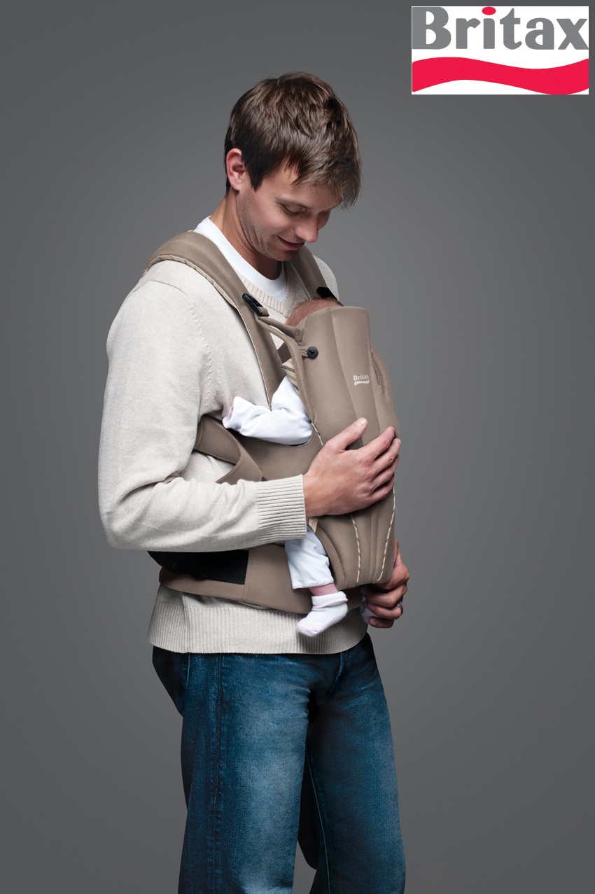 old timey 2 person baby carrier