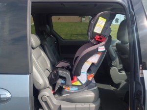 Graco Milestone - more upright angle