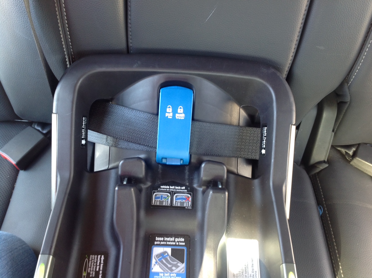 nuna car seat latch guides