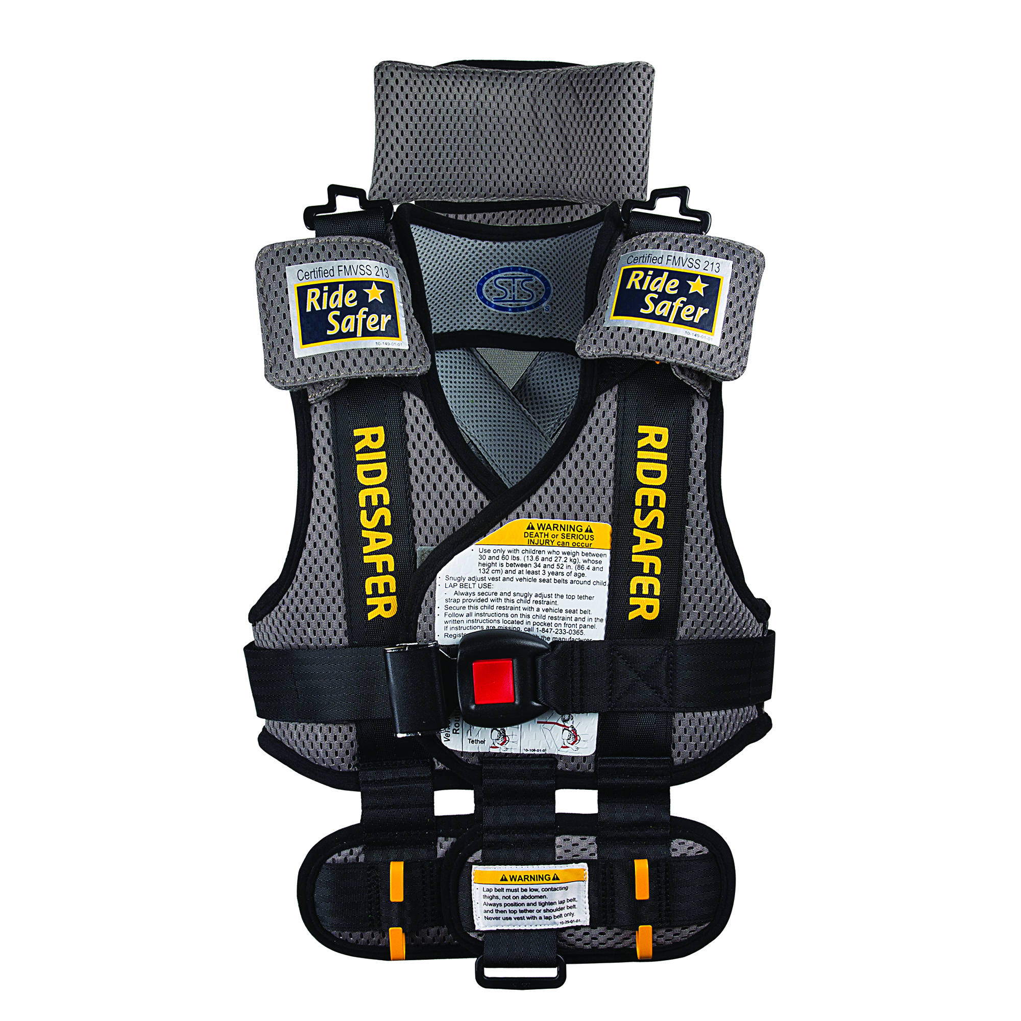 Safe riding. Vest and harness-Type child Restraint. Starks safe Ride.