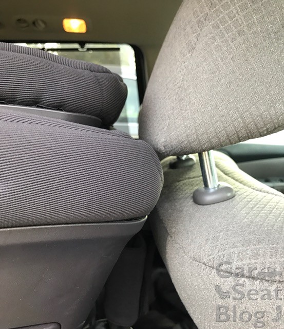 rear facing car seat front passenger