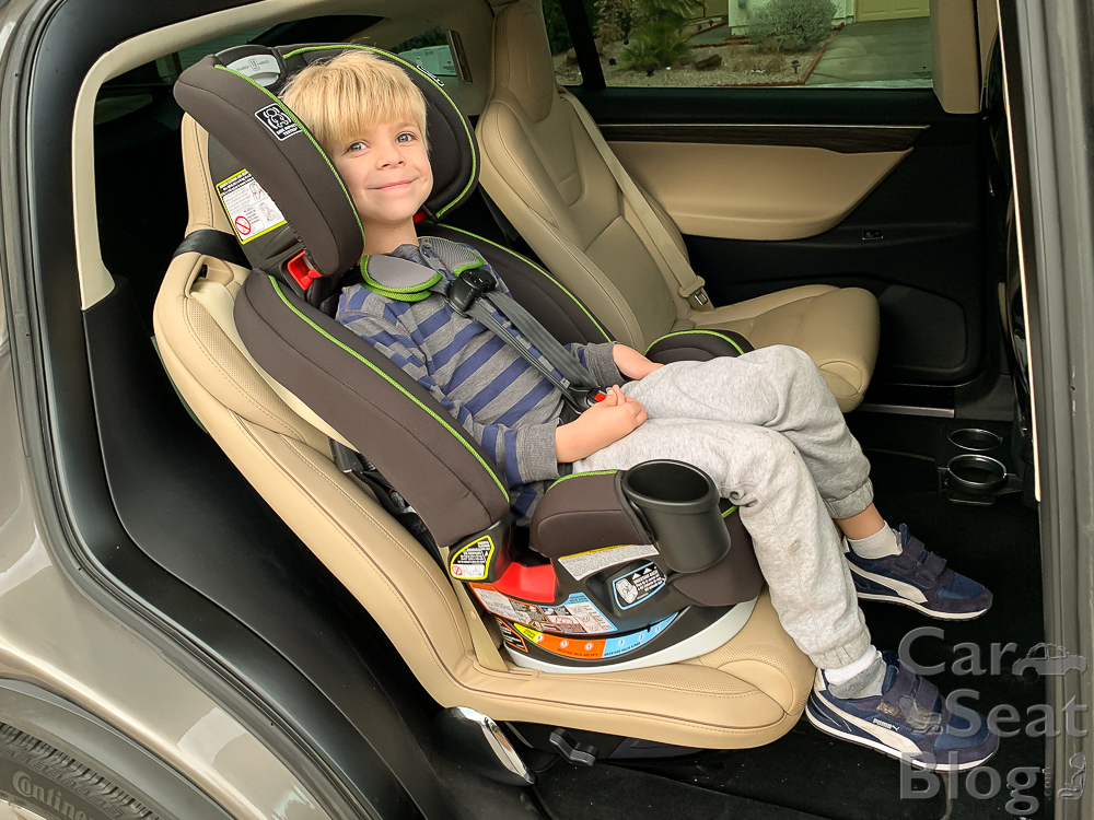 rear facing car seat older child