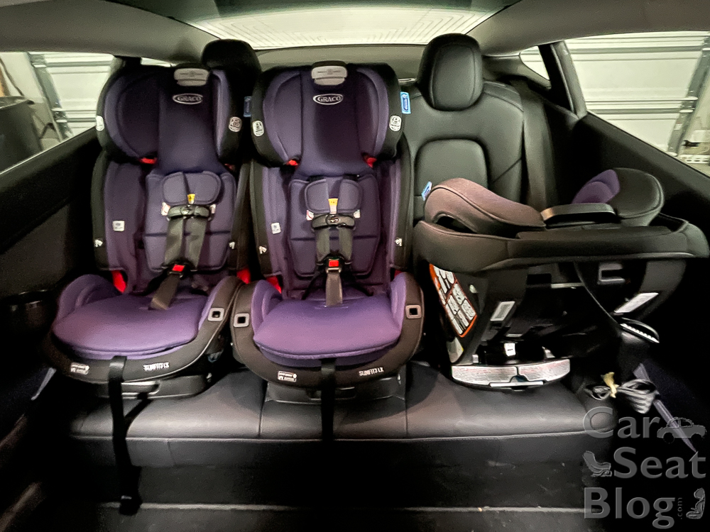 Graco Slimfit LX 3-in-1 Convertible Car Seat, Lilac