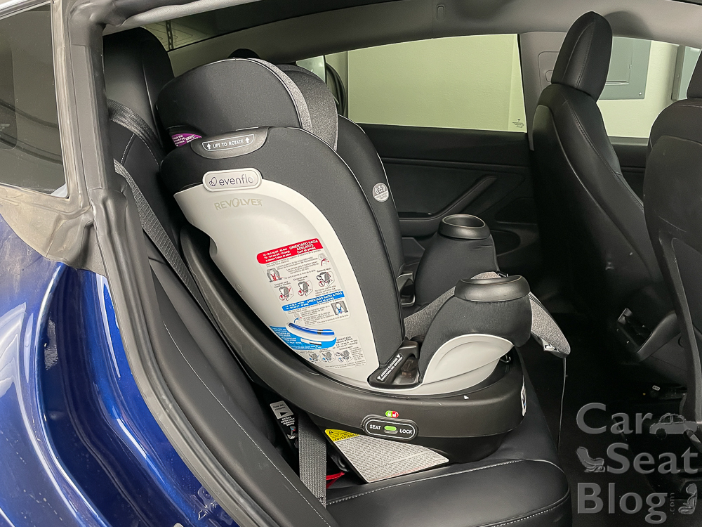 evenflo revolve 360 car seat installation