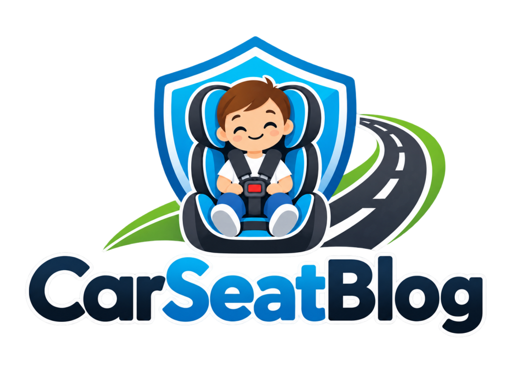 CarSeatBlog logo with a child-seat illustration and road